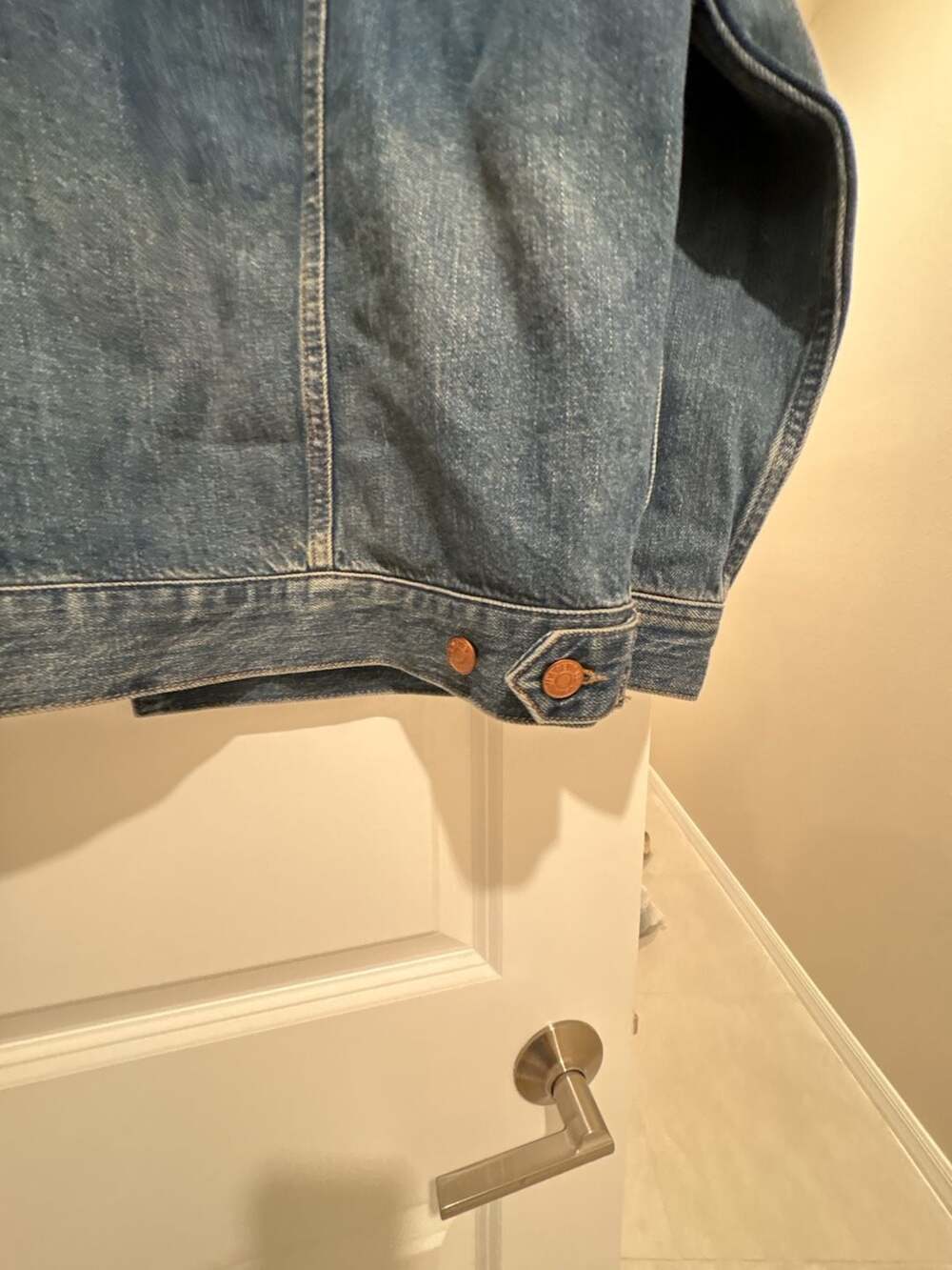 Madewell Classic Denim Jean Jacket Medium Wash Size M - Picture 11 of 13